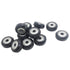 AFUNTA 12 Pcs Big Plastic Pulley Wheels with Bearings for 3D Printer, Compatible with CR-10 / CR-10S