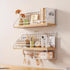 Nvzi Set, 2-A26) -c Nail Board Rack Metal Bracket, Display Wall Organizer, Office Garage Workbench Storage Tray (White
