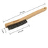MAXMAN Heavy Duty Wire Brush, Carbon Steel and Stainless Steel for Cleaning Rust, Grill, Paint Removal, 14" Long Beech