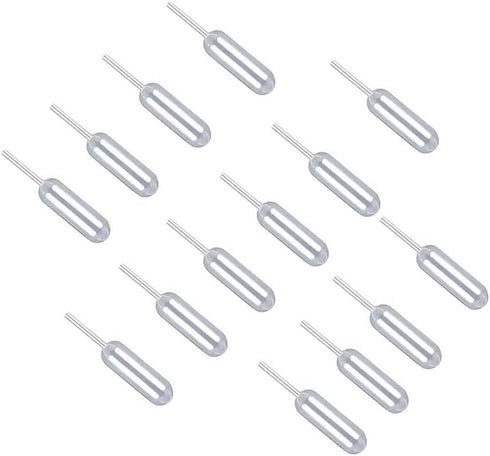 Dessert Pipettes 4ml - 60PCS Plastic Squeeze Transfer Pipettes Dropper Liquid Injector for Cupcake Strawberries