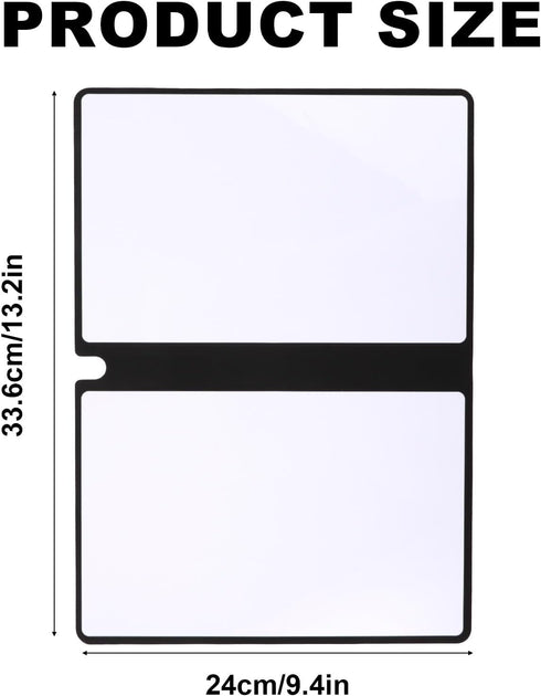 Portable A5 Dry Erase Notebook - 9.4x6.5 Inch Reusable Whiteboard Notebook for Business Home Office (Deep Grey)