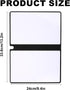 Portable A5 Dry Erase Notebook - 9.4x6.5 Inch Reusable Whiteboard Notebook for Business Home Office (Deep Grey)