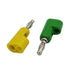 Qingdinu 40 4mm Pcs Gun Type Banana Plug Screw Fix Stackable Connector(Black)