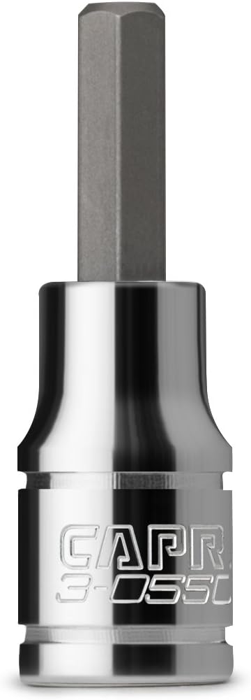 Capri Tools 3-0550 3/16-Inch Hex Bit Socket, 1/4-Inch Drive, SAE