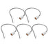 5Pcs E12 Bulb OSALADI Screw Light Socket with Cord - White Holder Base for Hanging Pendant Lamps Indoor Office