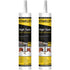 Stanley High Tack Grab Adhesive Caulk, 2X9.8 fl.oz., Waterproof and Paintable for Roofing and Tile