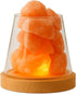 Mystic Romance Himalayan Salt Lamp Rechargeable, Pink Himalayan Salt Crystal Lamp in