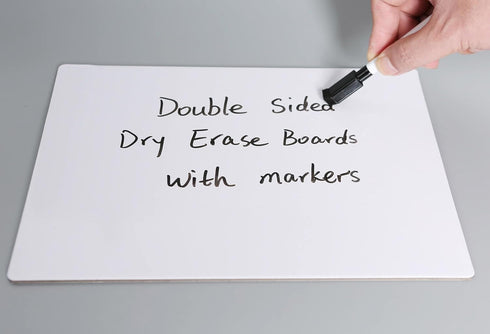 Dry Erase White Board for Student, 2-Pack Personal Whiteboard Lapboard for Kids, White Lapboard for School