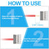 50pcs 8 Port Push-in Electrical Wire Connector, Compact Terminal for 18-12 AWG Solid Stranded Wires