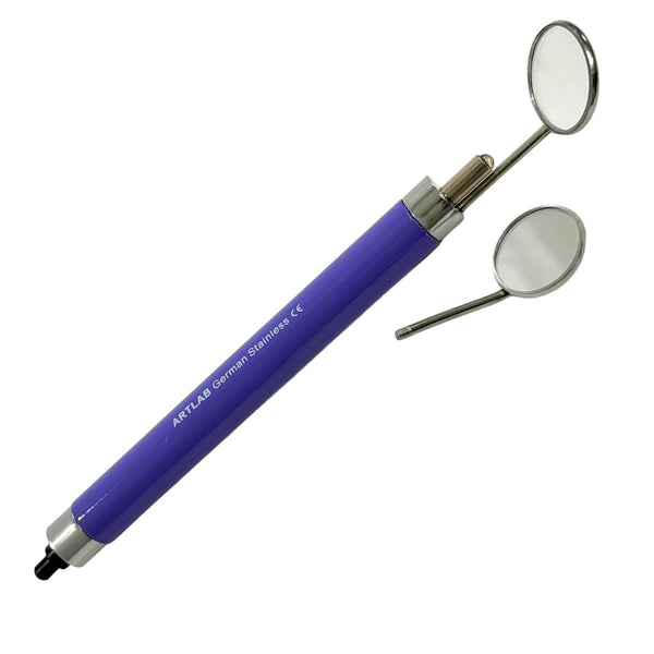 Avon Surgical Dental Mouth Mirror Handle with LED Illumination & Mirror Head #4 +