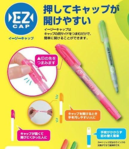 Zebra Optex 2 WKT11-10C Highlighter, EZ, 10 Colors