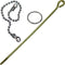 Rocky Mountain Goods Universal Toilet Flapper Lift Wire and Chain - Brass 5 Replacement Kit for Most Toilet Models