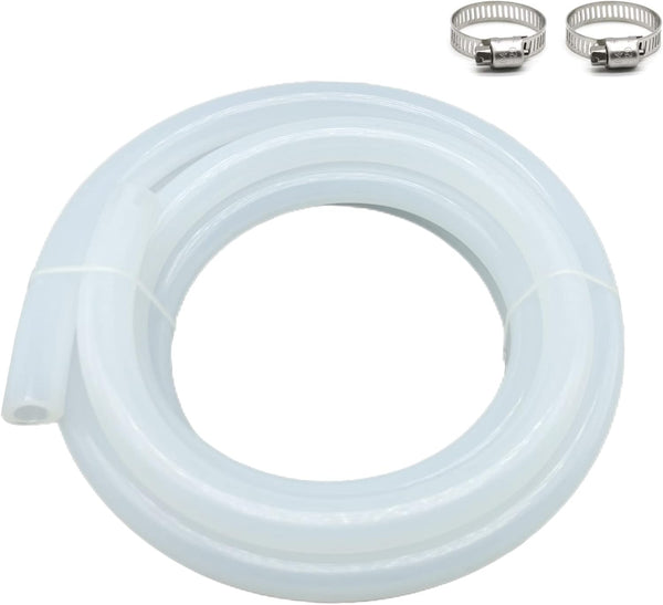 3/8" ID Silicone Tubing, Food Grade 3/8" ID x 5/8" OD 10
