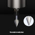 1PC Router Bits 45 Degree V Groove Bit, 1/4 Inch Shank Cutting Tool, 19/32 Inch Cutting Dia for Woodworking