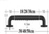 ALDEPO 4 Grab Bars Stainless Steel Bathroom Handrail, for Bathtub, Shower Non-Slip Assist Support Rail, Toilet Elderly