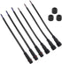 WMYCONGCONG 6 Pairs 2 Pin Electrical Connector - 16AWG IP65 Male Female LED Connector Extension Cable for Car Truck Boat