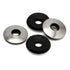 MewuDecor 1/4" x 5/8" Neoprene EPDM Bonded Sealing Washers, Stainless Steel 18-8 (304), 50 PCS