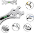 Faucet Wrench Spanner 9mm, 12mm, 14mm, 17mm, 23mm, 30mm Screw Nut Openings with Level for Shower Repair Bathroom Hose