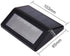 anso Waterproof Solar Garden Wall Lamp - LED Light Control (White)