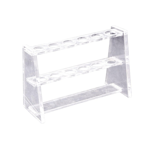 Acrylic Test Tube Rack, 6 Wells Clear Holder for 10ml Centrifuge Tubes
