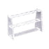 Acrylic Test Tube Rack, 6 Wells Clear Holder for 10ml Centrifuge Tubes