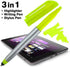 Stylus Ballpoint Pen with Highlighter Tips - 3-in-1 Stylus for Touchscreens, Pack of 10