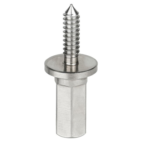 Toolcool Dowel Maker Accessories, Stock Holder Screw Nail Drill Adapter for Attaching Stock to The Drill