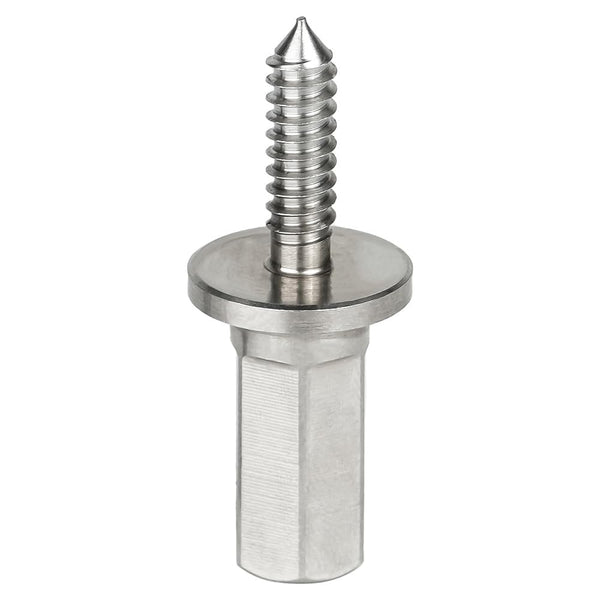 Toolcool Dowel Maker Accessories, Stock Holder Screw Nail Drill Adapter for Attaching Stock to The Drill