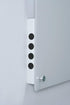 Audio-Visual Direct Behind The Board Marker Holder, White