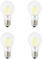 A19 4W Dimmable LED Edison Bulbs, A60 E26/E27 Base, 40W Equivalent, Daylight White 6500K, 4 Pack