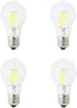 A19 4W Dimmable LED Edison Bulbs, A60 E26/E27 Base, 40W Equivalent, Daylight White 6500K, 4 Pack