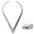 Clay Caliper Tool, 10 inch Bent Leg Stainless Steel for Measuring Pottery, Carving & Shaping Clay