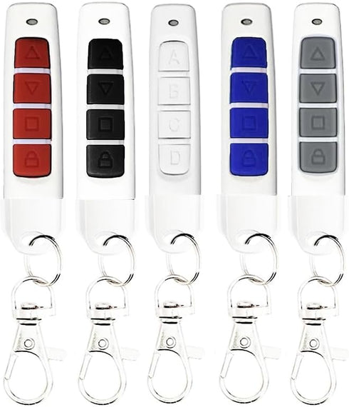 Gantch 4 433mhz Universal Copy Remote Control Smart Home, Buttons Cloning Wireless Remote Control Key Fob for Car
