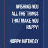 Prime Greetings Cheers and Happy Birthday Card for Brother, Eco-Friendly, Made in America, 5in x 7.75in with Premium