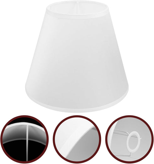 E27/E14 Beaupretty Bedside Lamp Shade Barrel Lampshade Cloth Lampshade Fabric Lamp Cover Decorative Lamp Shade