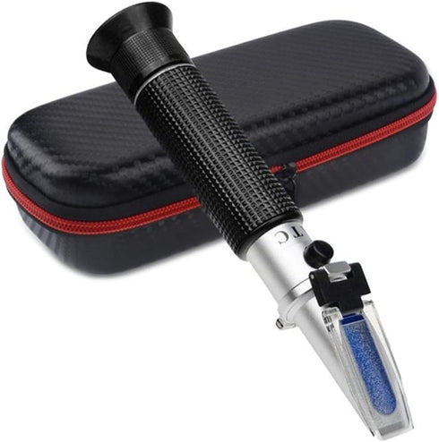 VGVGV Brix Refractometer, 0-80 Alcohol Refractometer Concentration Detector of Liquor Alcohol 0-80% V/v