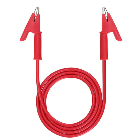 Sumnacon Dual Ended Crocodile Alligator Clips, 15A Test Lead Wire Cable with Insulators, 2 Pcs 3.3 ft/1m