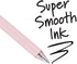 RIANCY Pink Pens, Black Ink Retractable Gel Pens, 0.6mm Smooth Writing, Cute Journaling Pens for Men Women Students