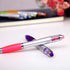 Stylus Pens 2-in-1 Ballpoint Pen, 1.0mm Medium Point with Crystals for Women, Black Ink Pen with Comfort Grip (10-Count)