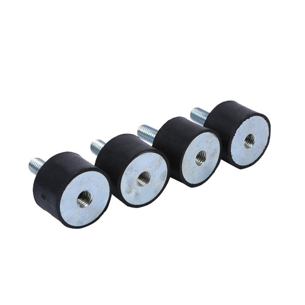 Rubber Mount Isolator, M8 M6 Anti Vibration Isolator, Electric Motor Mount Rubber Bushings, 4pcs