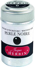 Herbin Fountain Pen Ink, 1 tin of 6 cartridges, Perle Noire