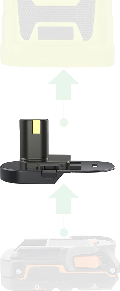 Adapter Upgrade for Ryobi 18V Cordless Tools, Compatible with Ridgid 18V Batteries Installation for Power Supply