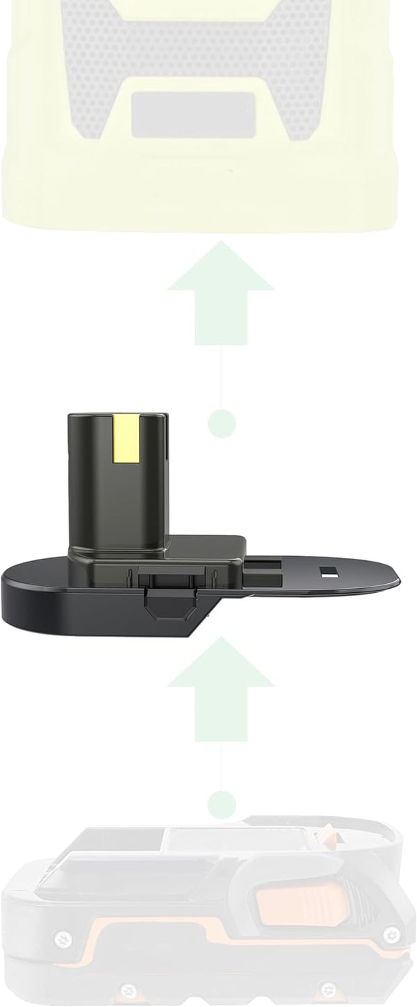 Adapter Upgrade for Ryobi 18V Cordless Tools, Compatible with Ridgid 18V Batteries Installation for Power Supply