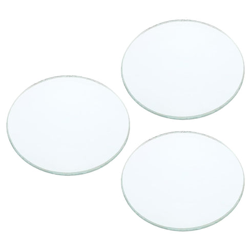 PATIKIL 4" (100mm) Focal Length Double Convex Lens, 3 Pack for Physics Experiment, Clear