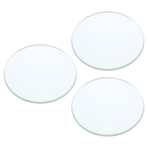 PATIKIL 4" (100mm) Focal Length Double Convex Lens, 3 Pack for Physics Experiment, Clear