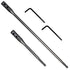 QWFHOME 1/4 Extension Drill Bit Set 4Pcs Unbreakable Wood Spade Drill Bit Extension