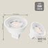 FTL 12-Pack MR16 LED Bulb 5000K Daylight White GU5.3 12V 50W Halogen Equivalent 5W Non-Dimmable Spotlight 40 Degree Outdoor Landscape Light Bulbs for Track Lighting by FTL