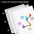 Sheet Protectors - 100 Sheets, 4 mils Strong Extra Heavyweight Clear Top Load, 8.5 x 11 Inch, Acid-Free for 3 Ring