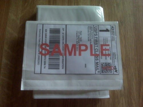 Clear Adhesive Top Loading Packing List / Label Envelopes Pouches - 7.5" x 5.5" (1000-ct.)