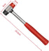 Rubber Mallet, Small Rubber Hammer for Vinyl Flooring, Tile, Crafts, Jewelry Making